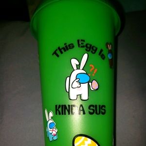 Amoung us easter reusable cup